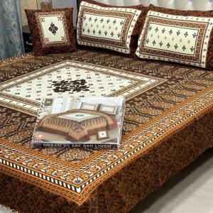 3D Panel Print Bedsheet